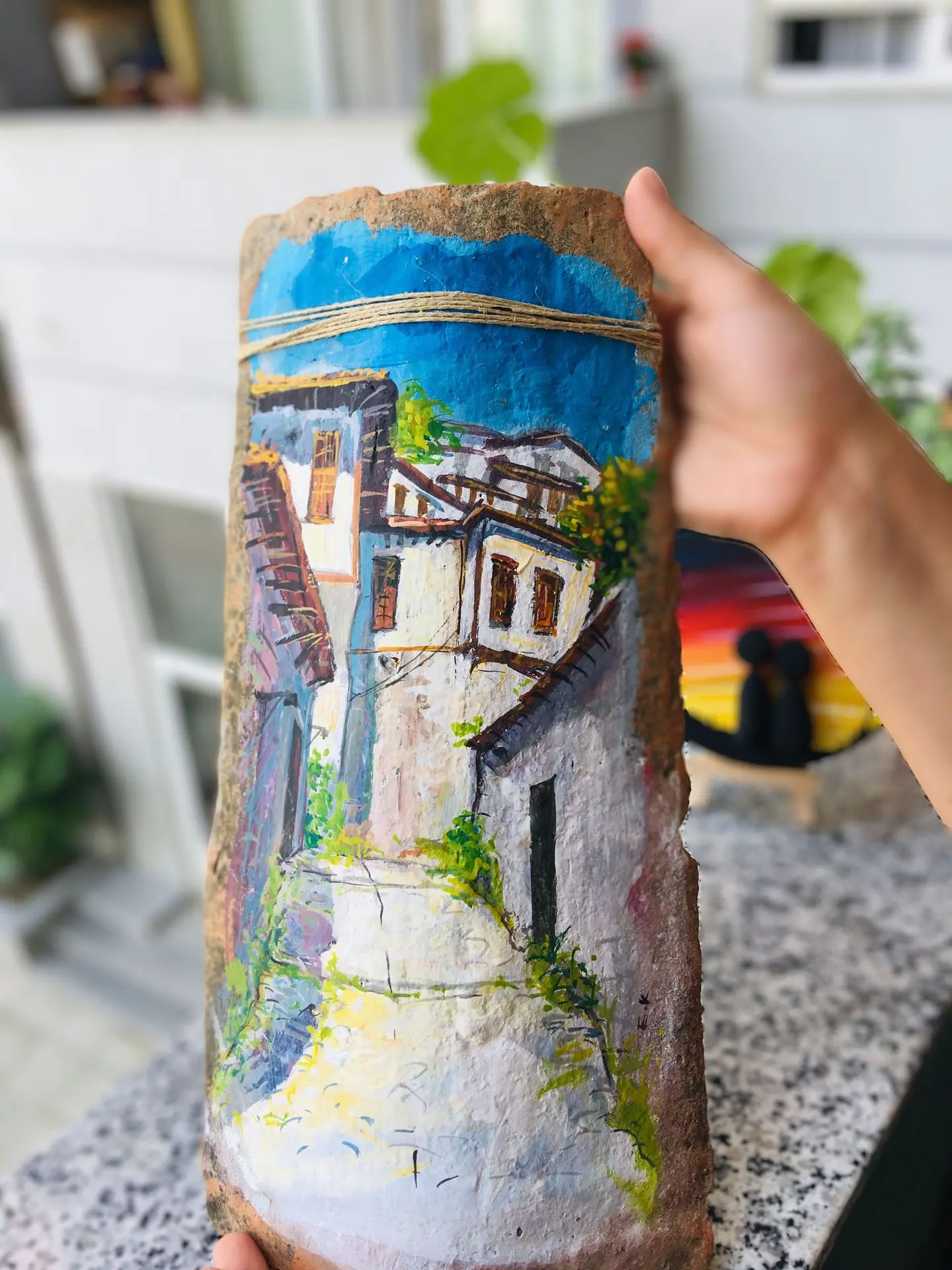 old city in ceramic