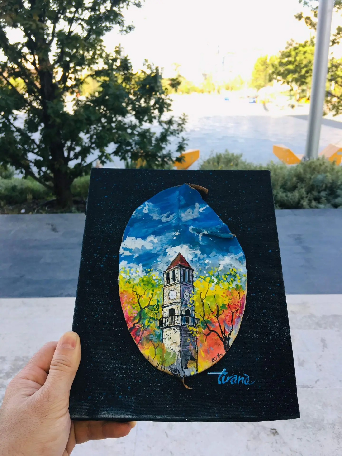 Tirana in leaf